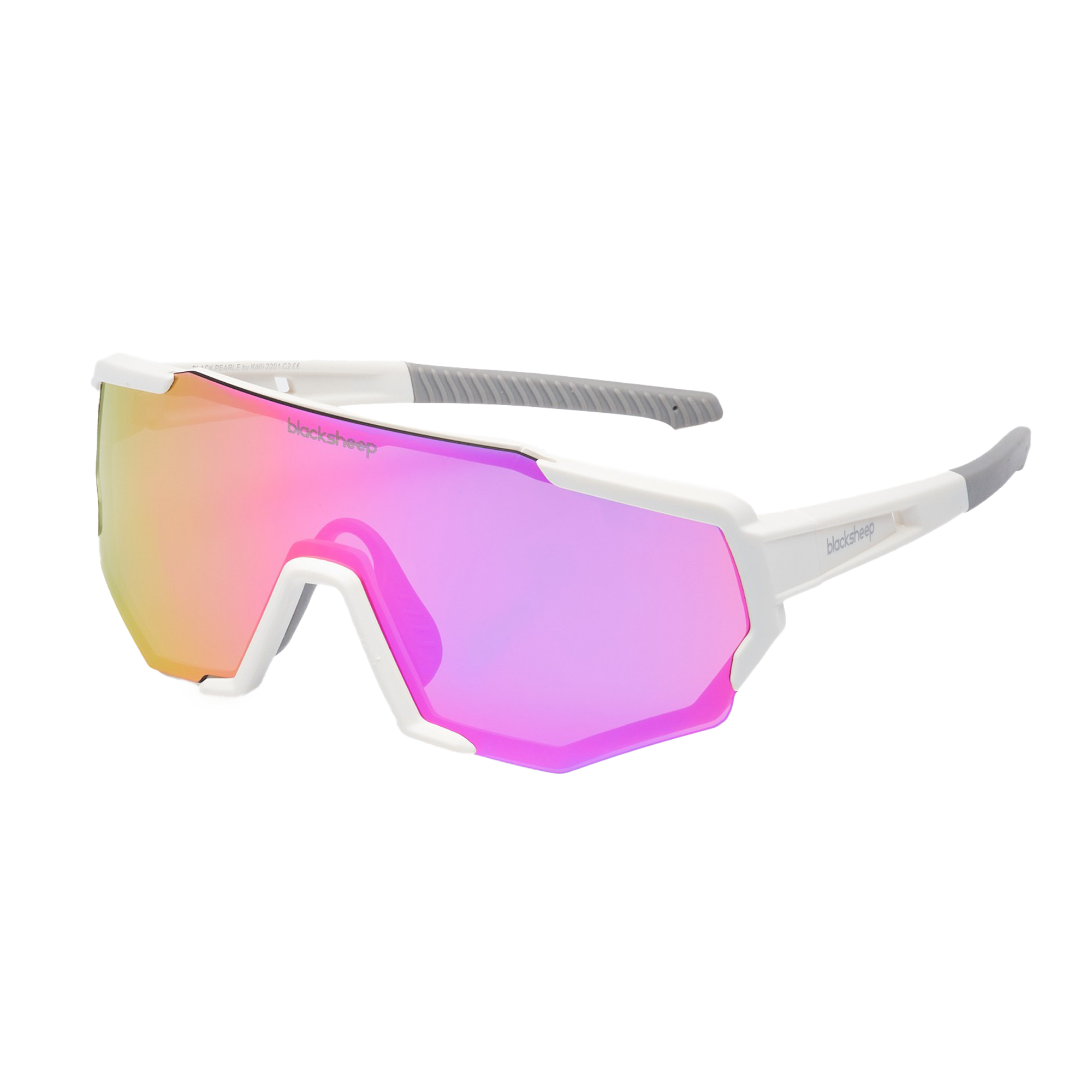 Weiße Black Pearle Sportsonnenbrille von Blacksheep Eyewear