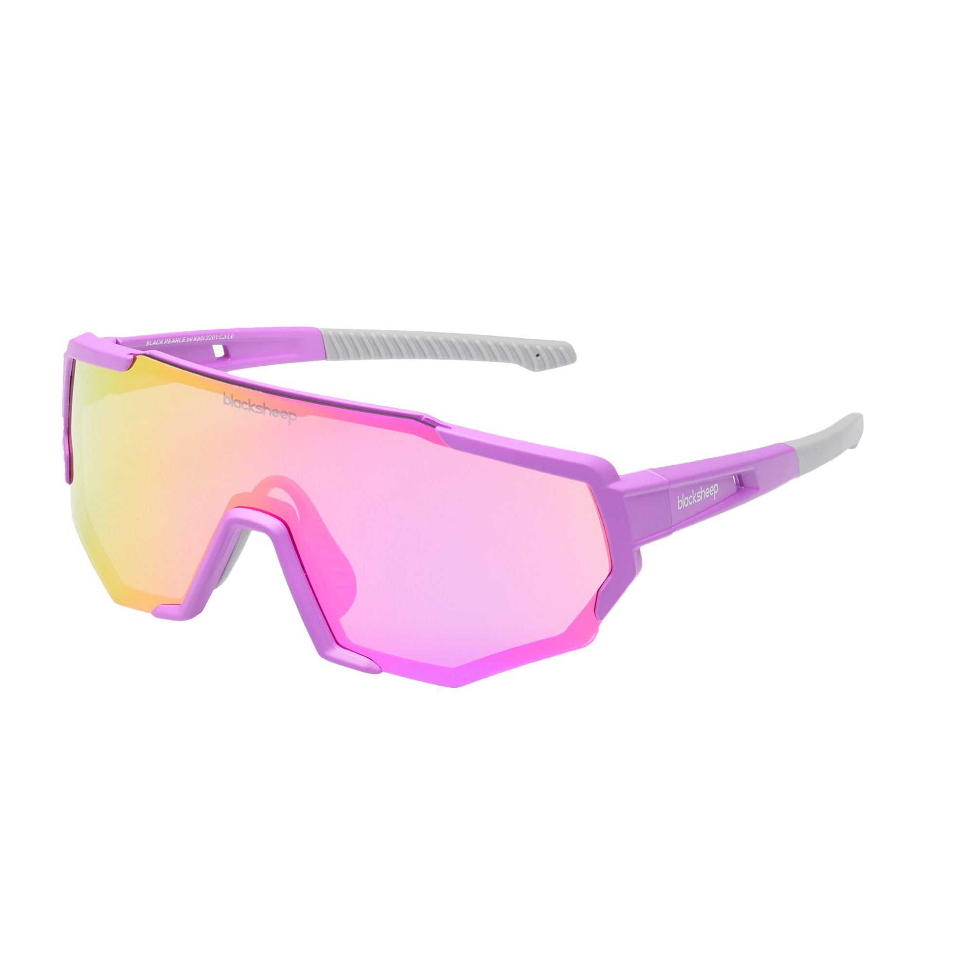 Pinke Black Pearle Sportsonnenbrille von Blacksheep Eyewear