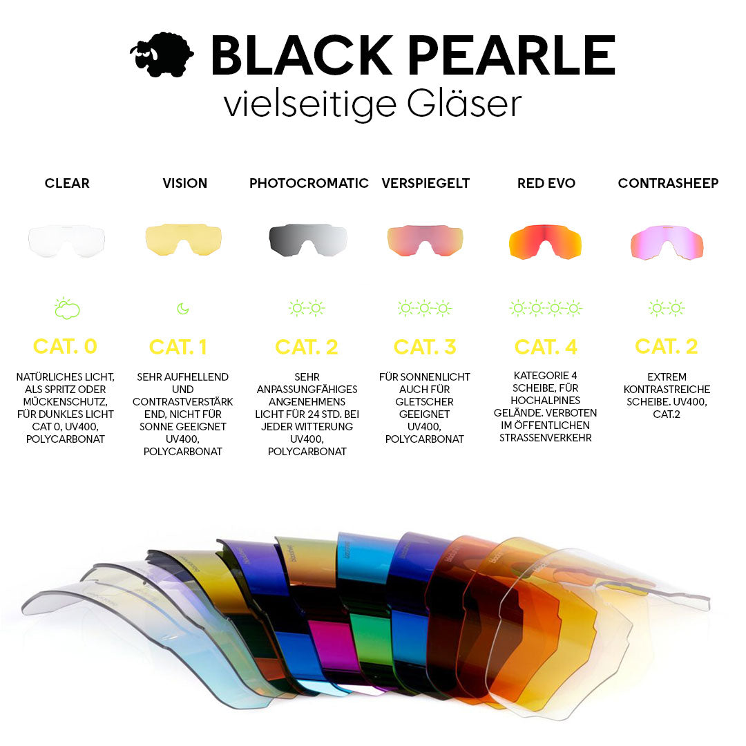 Black Pearle Sportsonnenbrille