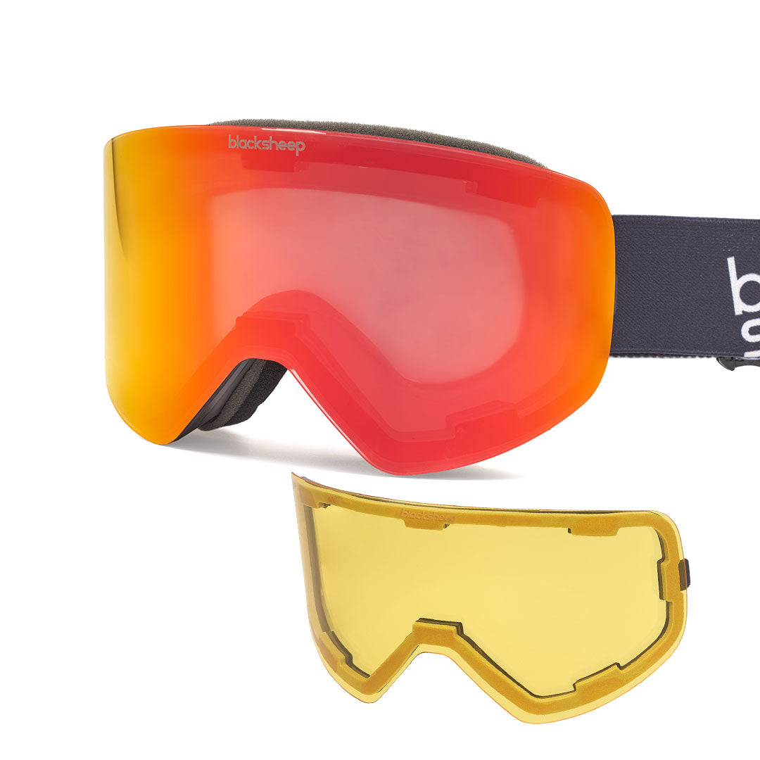 Giggi Magnet – Magnetische Ski- & Snowboardbrille mit Wechselscheibe