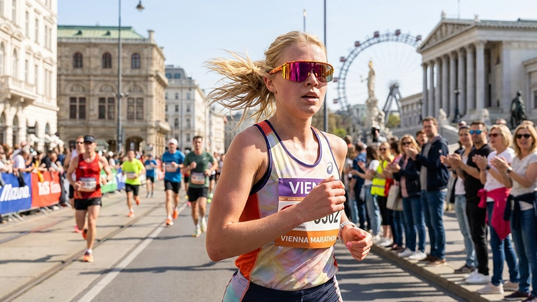 Sonnenbrille. offizielle Vienna city marathon Brille